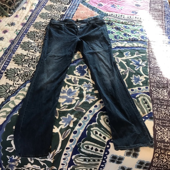 Escada Jeans with Rhinestone Accents on Pockets - Picture 3 of 5